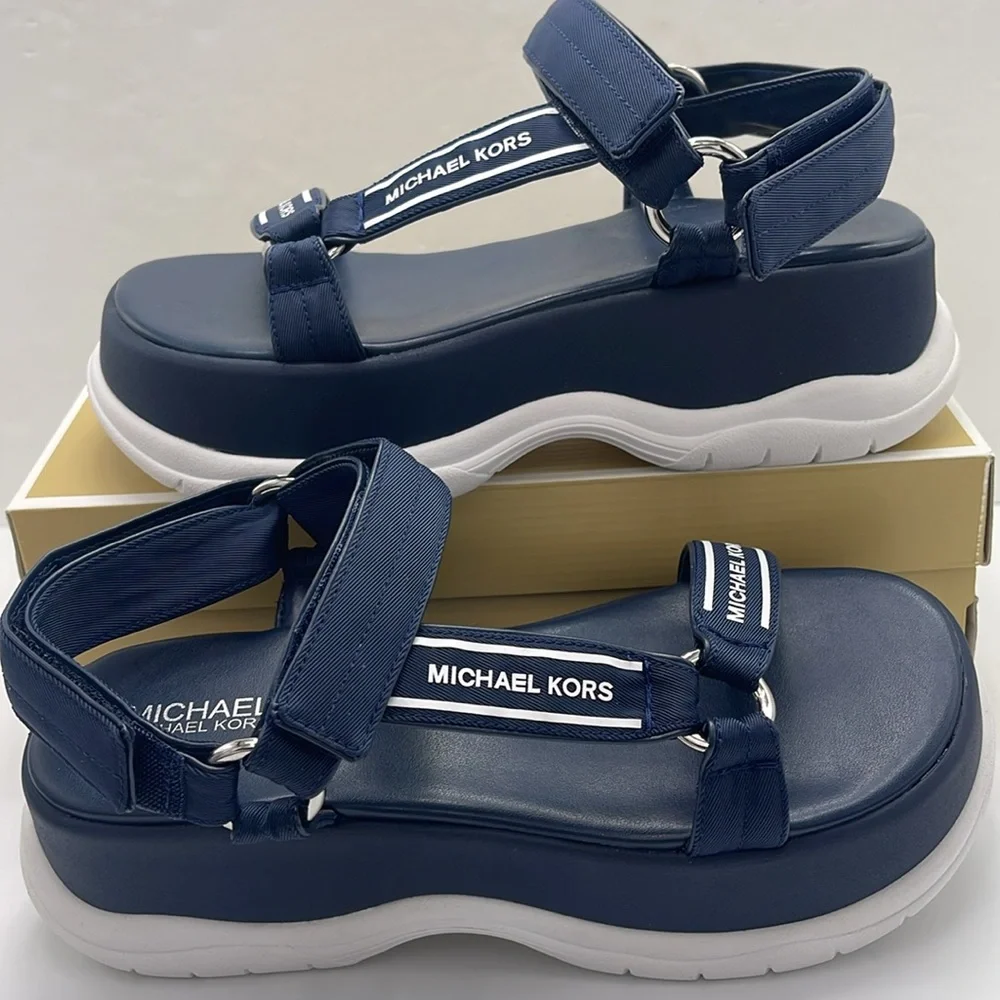 MICHAEL KORS Katrina Nylon Sport Sandal
Navy 
New - Picture 2 of 16